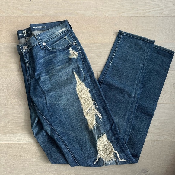 7 For All Mankind- Roxanne Jean- Size 30 - Picture 2 of 4
